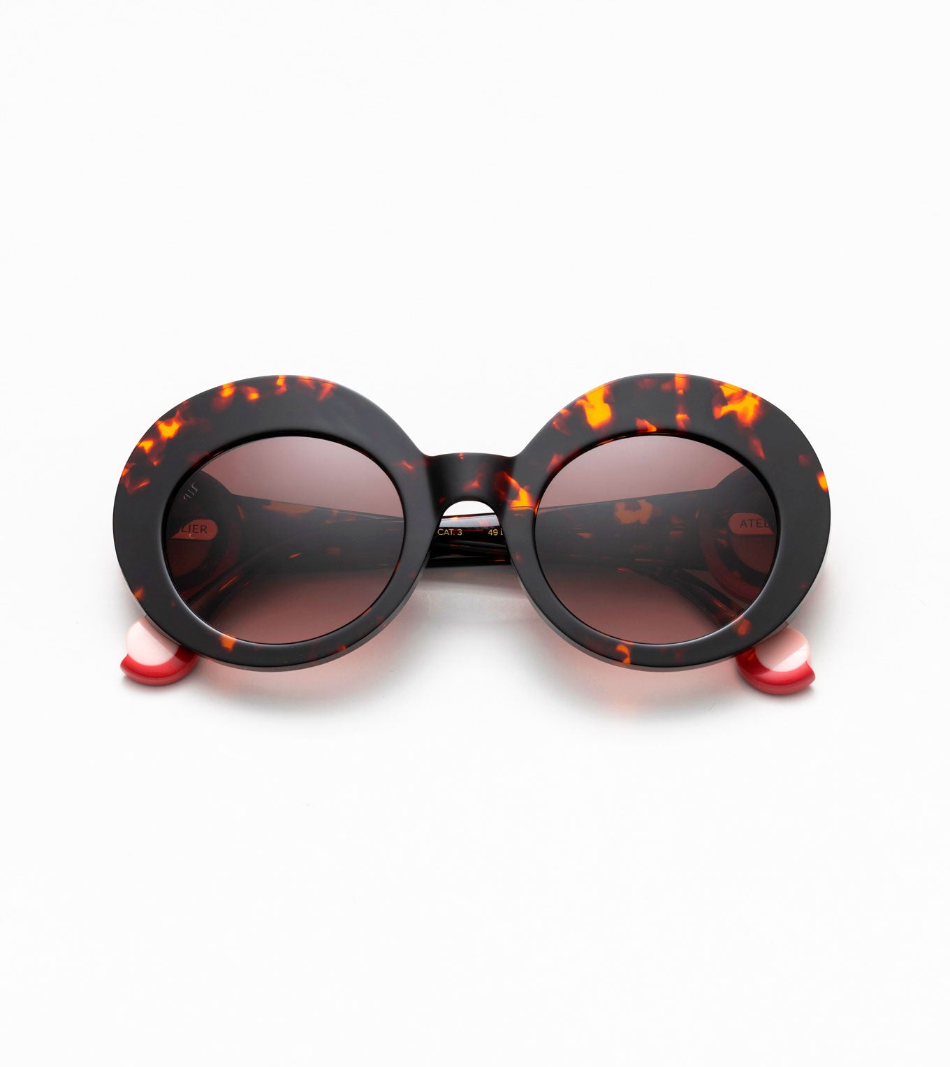 Gafas de sol Woodys Atelier Kreis carey - vista frontal